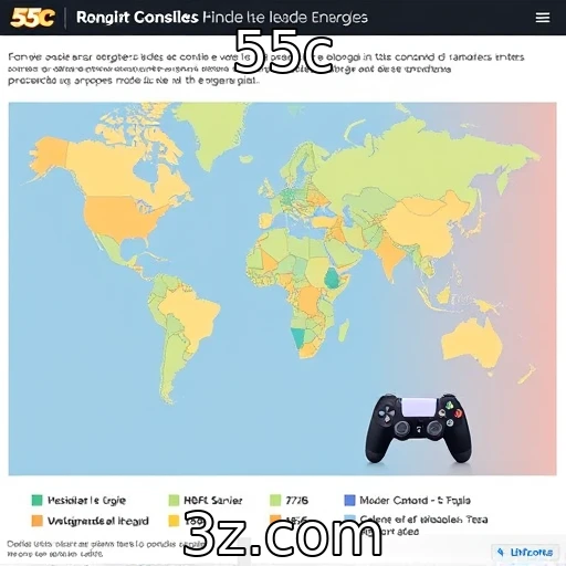 Crescimento das vendas de consoles em mercados emergentes : 55c